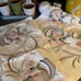 Vintage spring maid bath towels