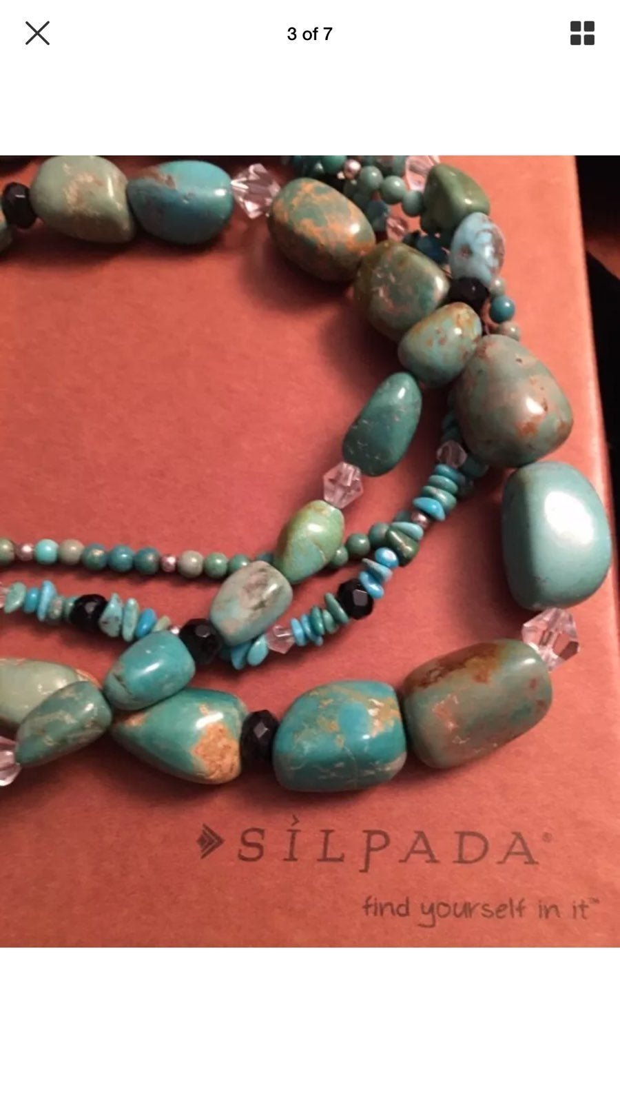 Silpada Turquoise Sterling Silver