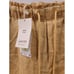 Mango Linen Jogger Trousers Yellow