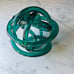 West Elm Glass Knots Sculpture MCM