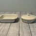 Longaberger Pottery Woven Traditions Classic Blue 1 Quart Covered Casserole Set