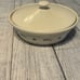 Longaberger Pottery Woven Traditions Classic Blue 1 Quart Covered Casserole Set