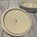 Longaberger Pottery Woven Traditions Classic Blue 1 Quart Covered Casserole Set