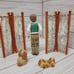 Fisher Price Vintage Loving Doll House Furniture, Grandpa & Dogs