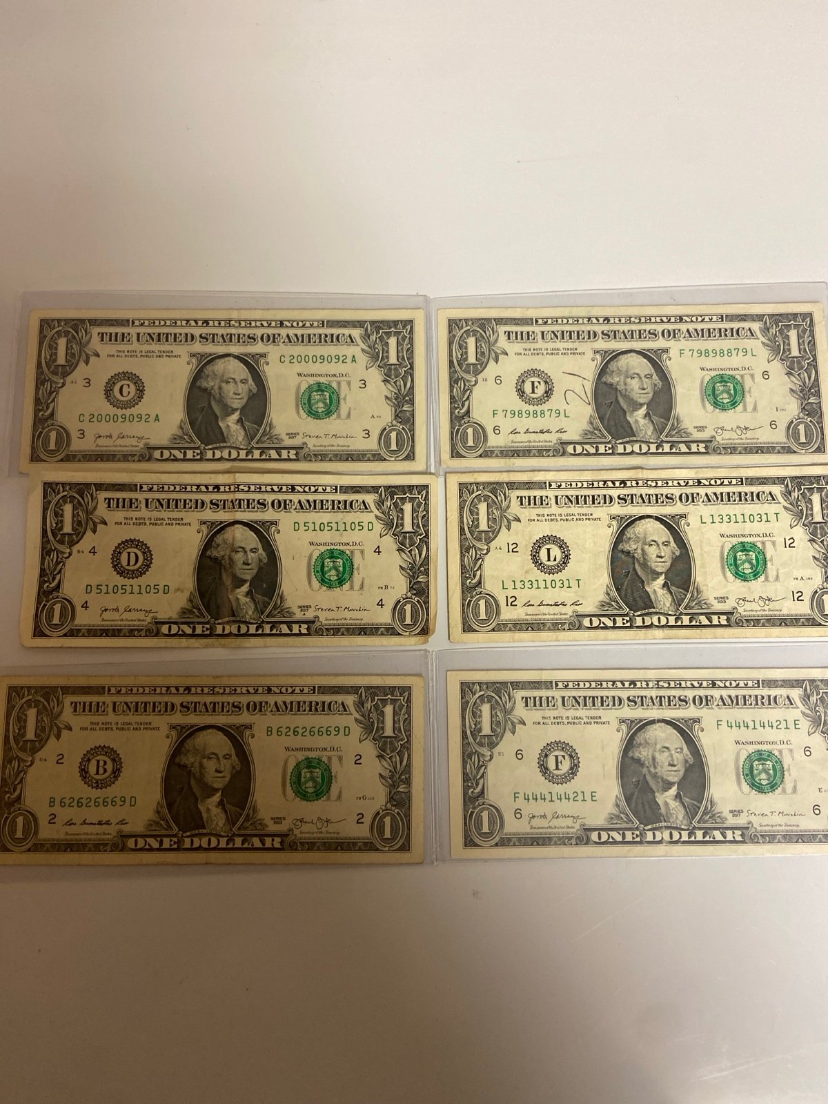 Dollar bills