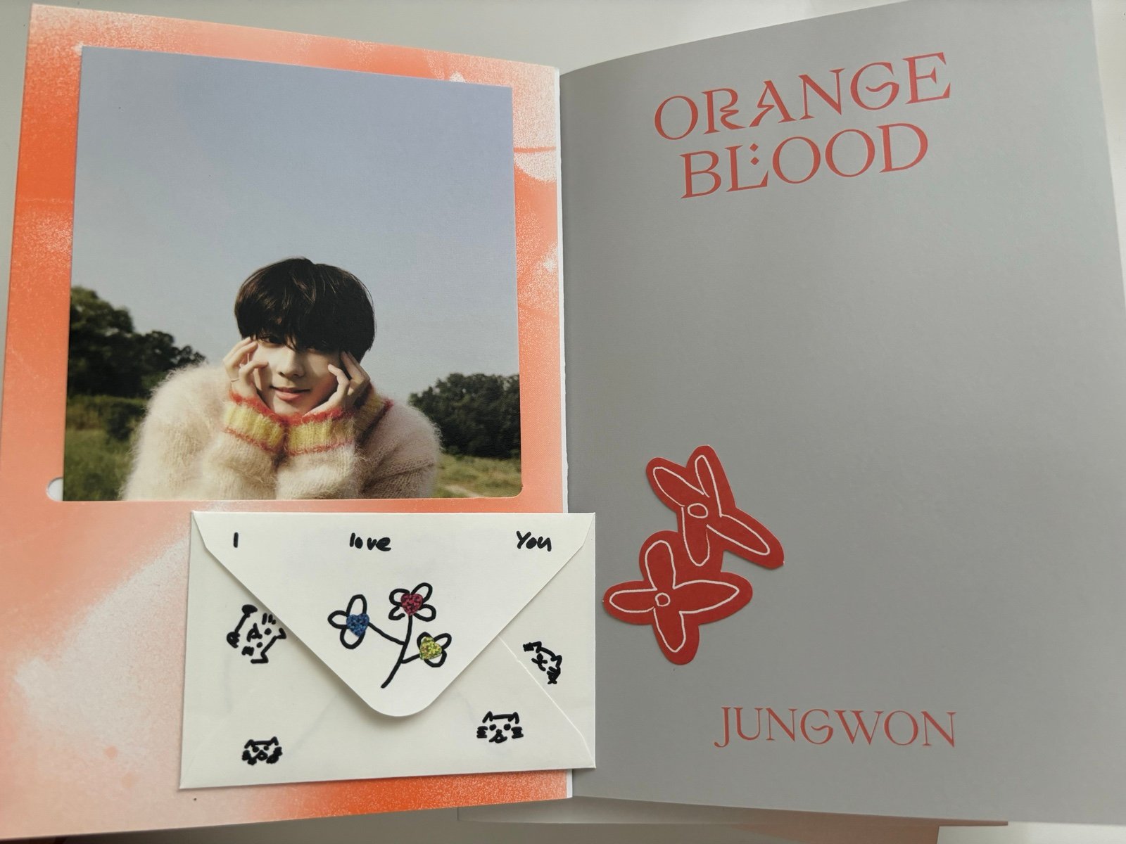 Enhypen orange blood engene version 6 set