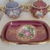 Victorian Iridescent Japan Porcelain Lusterware 5 PCS. Set