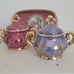 Victorian Iridescent Japan Porcelain Lusterware 5 PCS. Set