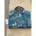 NWT Vera Bradley Peacock Garden Hanging Organizer Makeup Travel Teal Blue Floral