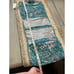 NWT Vera Bradley Peacock Garden Hanging Organizer Makeup Travel Teal Blue Floral