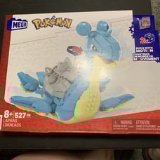 MEGA Pokemon Lapras Building Toy Kit with Action Figure - 527pcs New