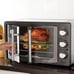Oster - French Door Oven with Convection - Metallic Charcoal