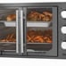 Oster - French Door Oven with Convection - Metallic Charcoal