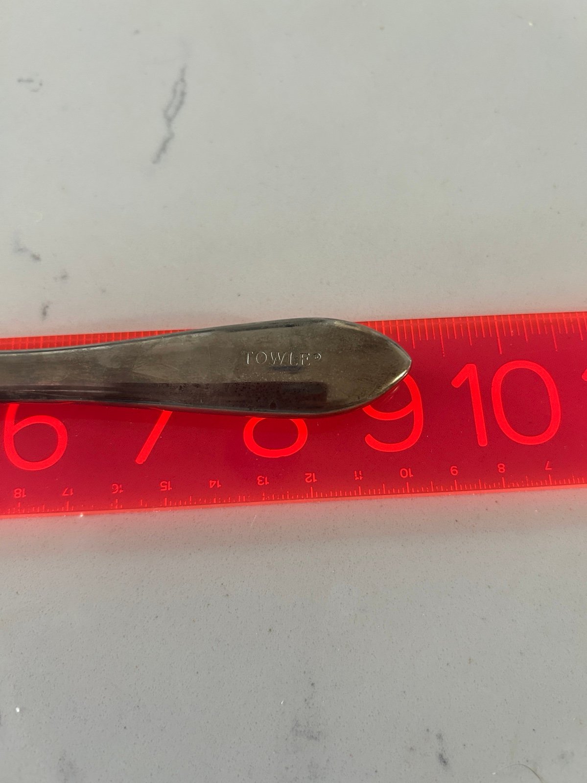 Towle Sterling Silver Bar Hook Knife. 9 1/16 in Miami