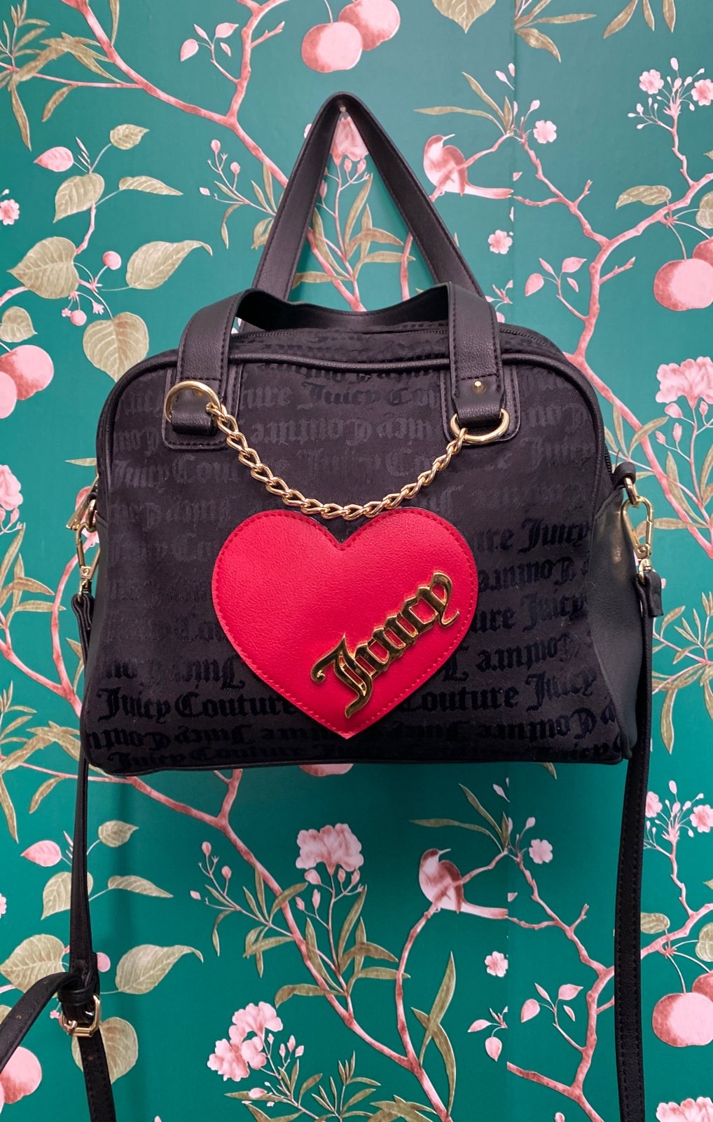 JUICY COUTURE CROSS MY HEART SATCHEL