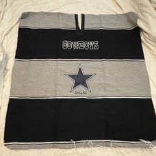 Dallas Cowboys handmade poncho