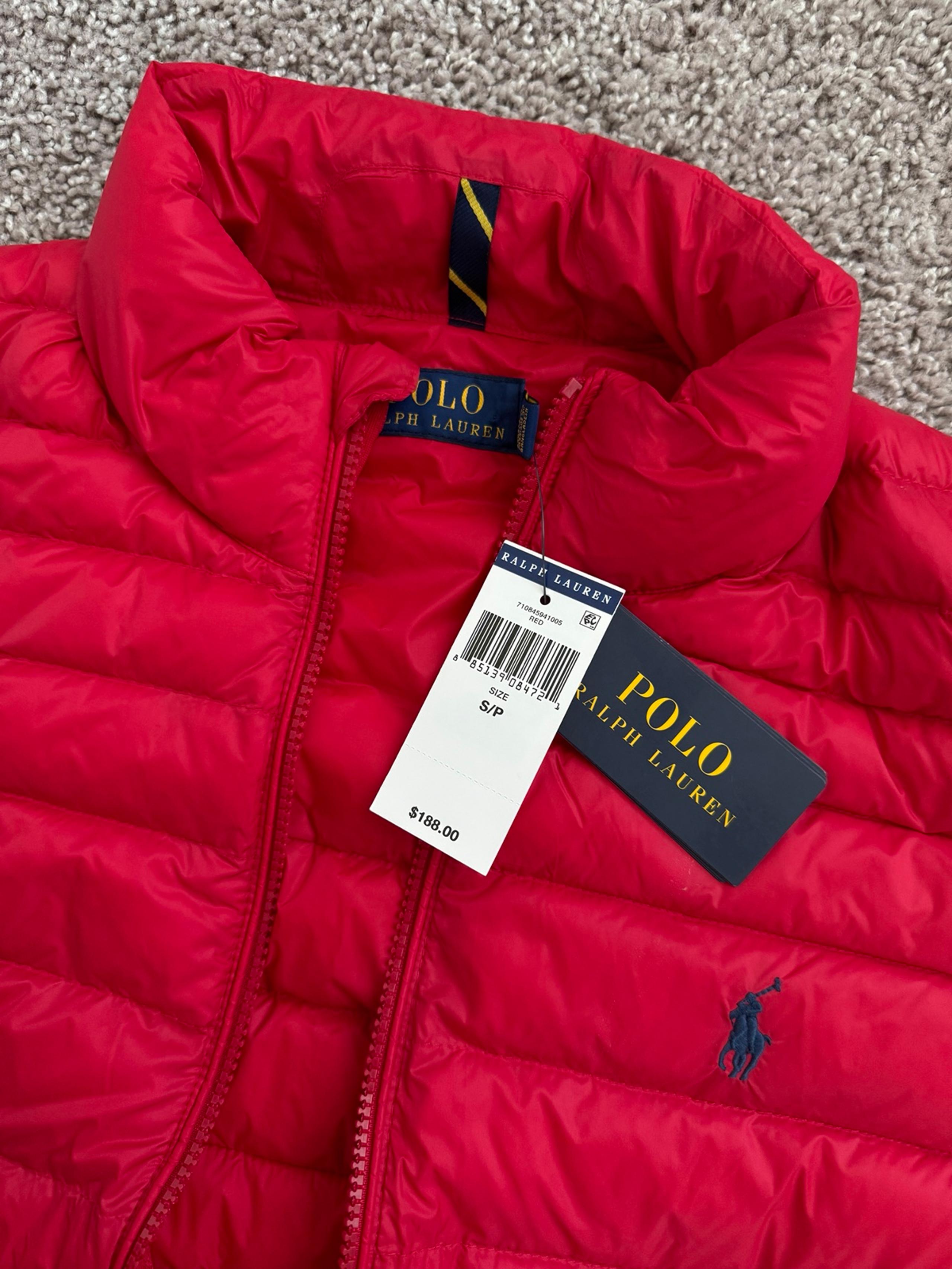 polo ralph lauren puffer jacket men small