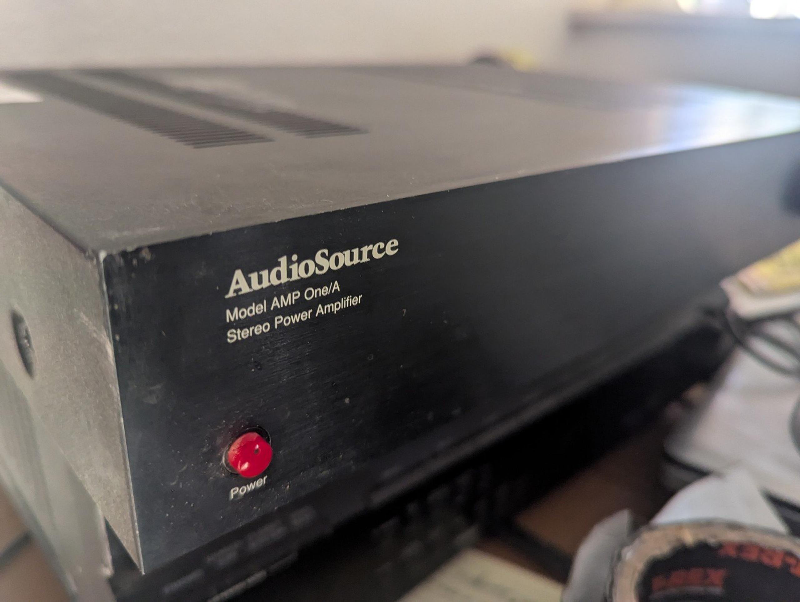Audio source home amplifier