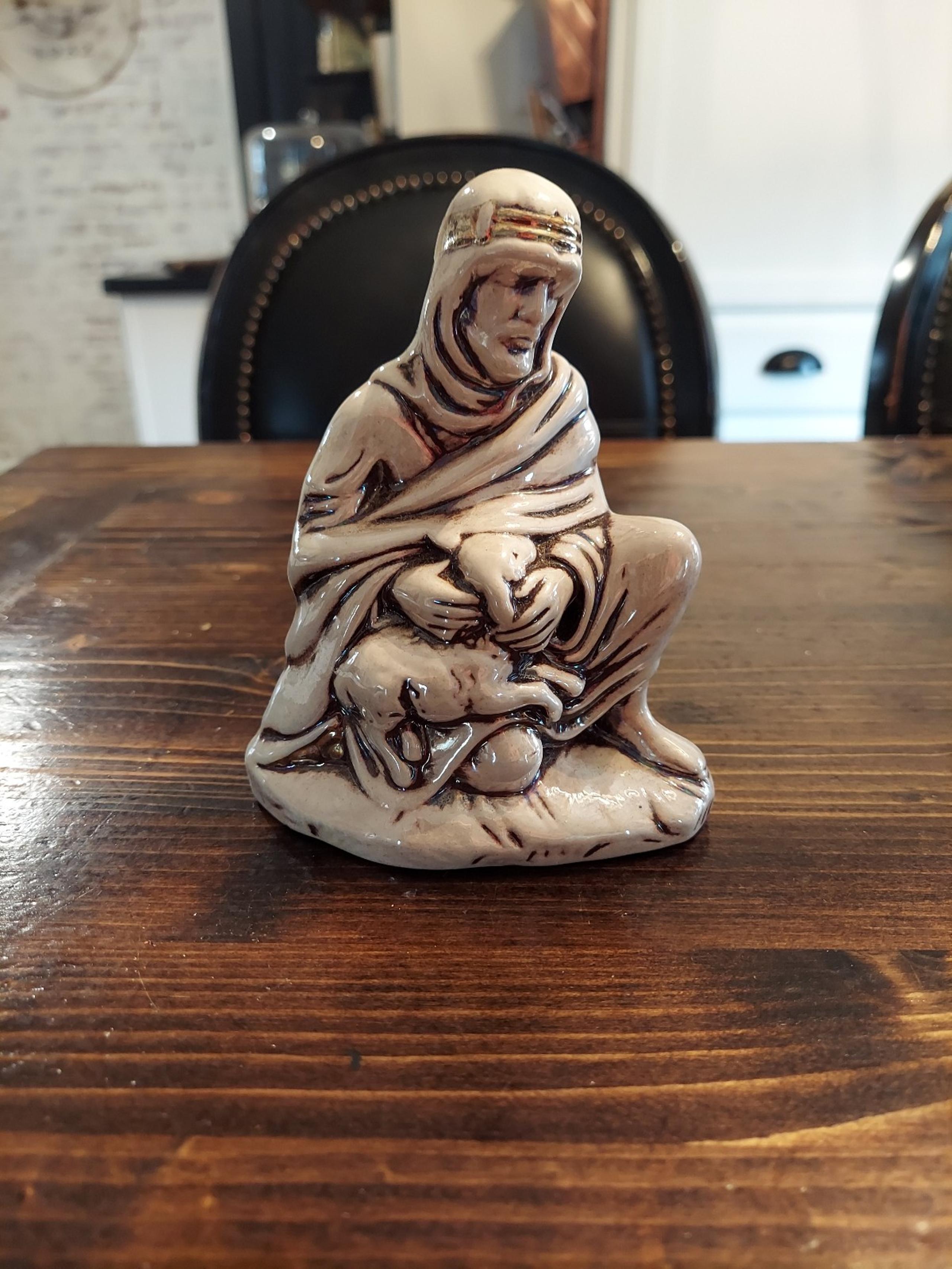 Vintage Holland Mold Shepherd Nativity Figurine