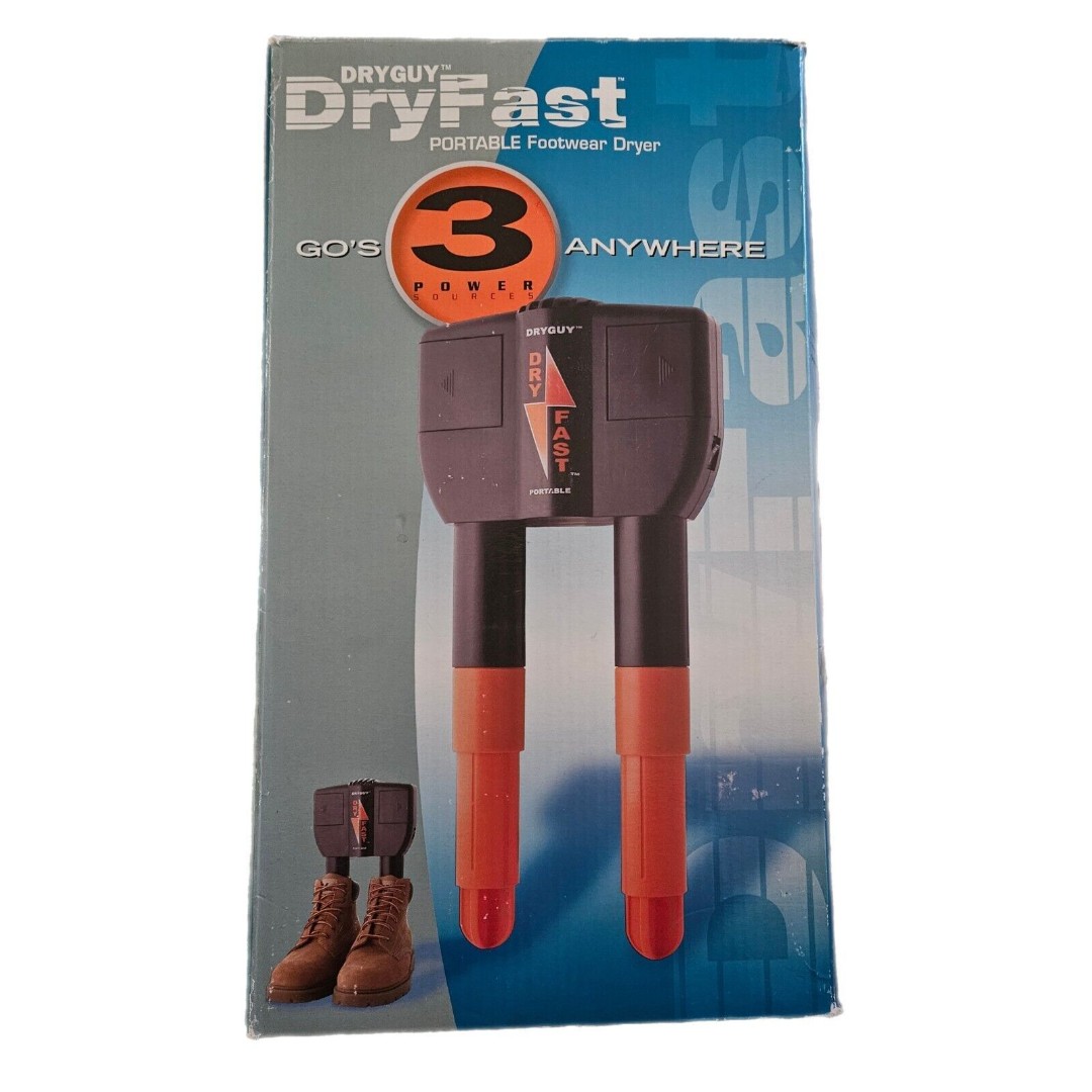 Dryguy DryFast Portable Footwear/Boot dryer With Three Power Sources