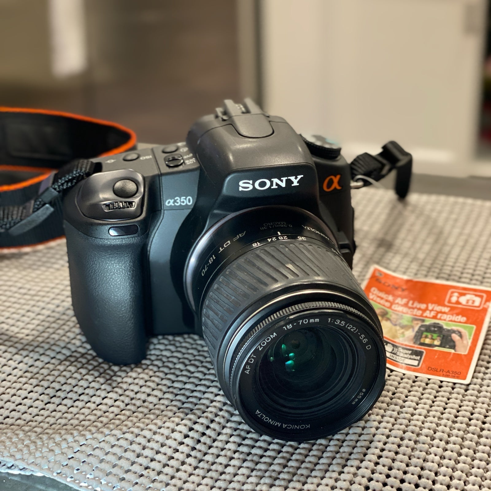 Sony alpha 350 w/ Minolta Lens 18-70mm