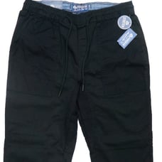 AMERICAN RAG Black Slim Stretch Elastic Draw string waist pants