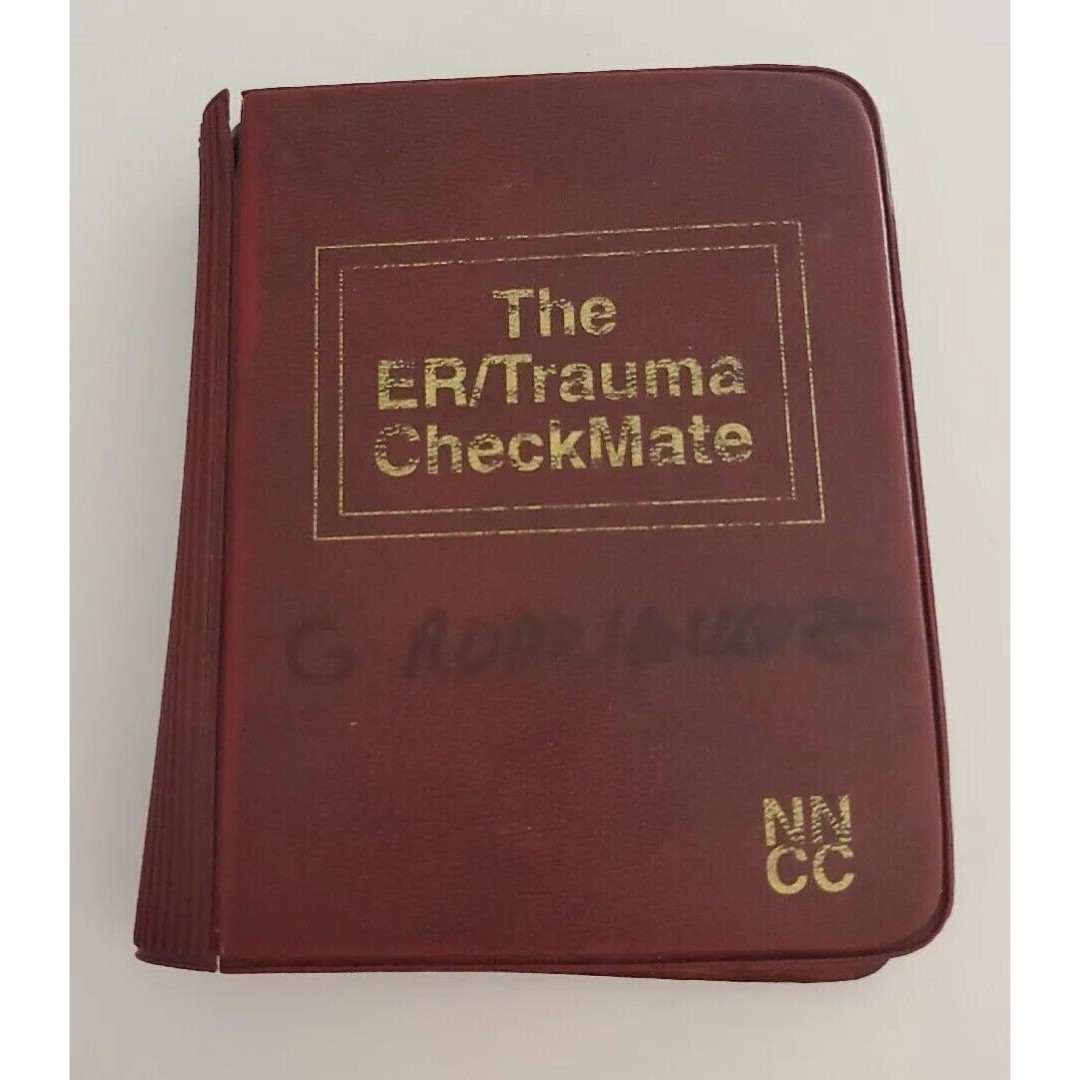 THE ER/TRAUMA CHECKMATE By Angela Clarkson - Hardcover - NNCC