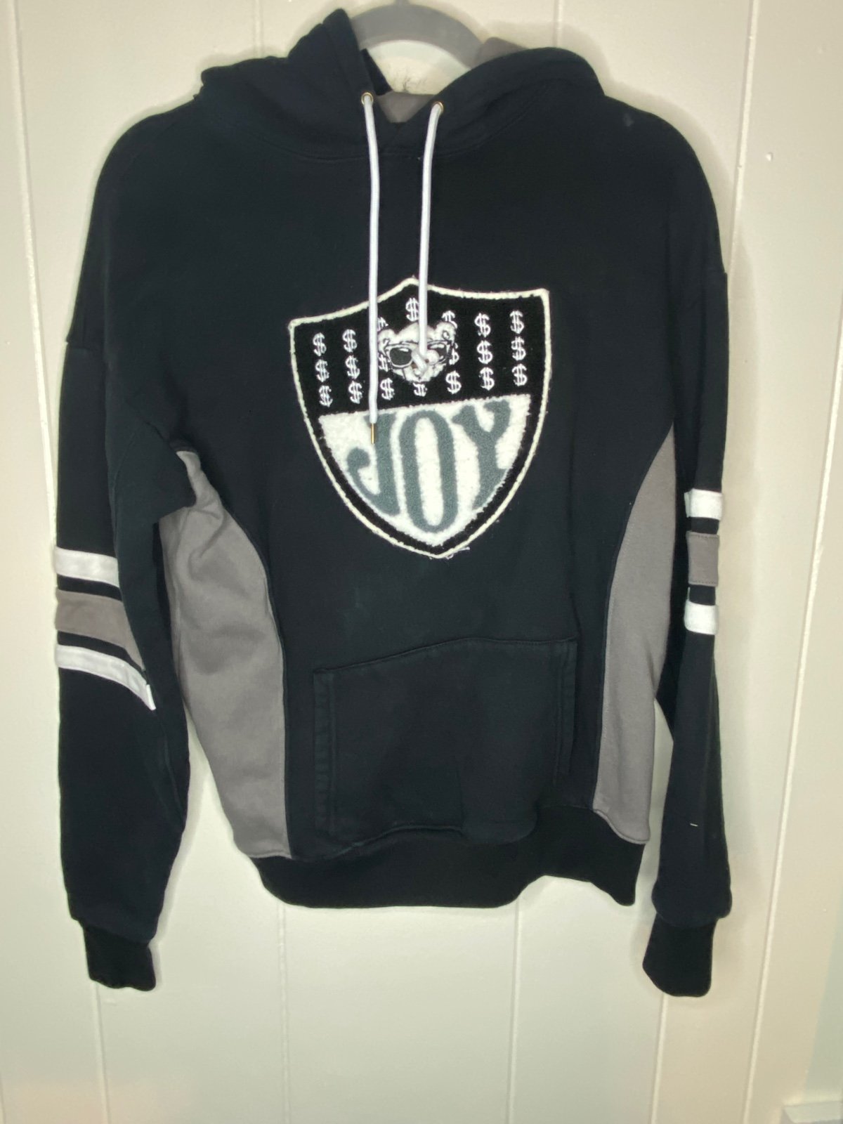 JOYRICH Hoodie Black Size XS Oakland Raiders, Teddy Bear Money