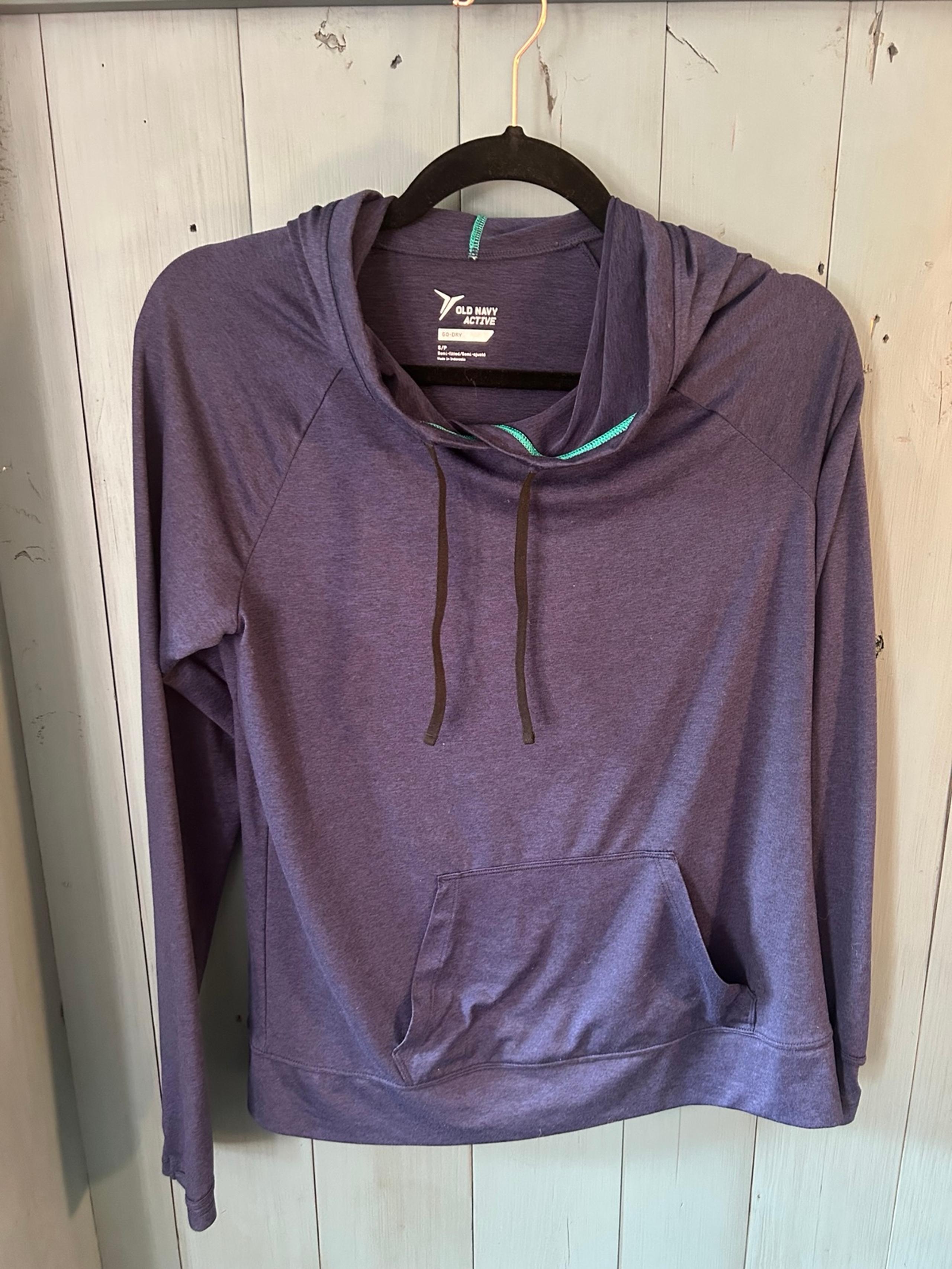 Purple Activewear Pullover Hoodie | Women’s Size Small - Old Navy