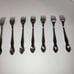 Roseanne Stainless Korea Set of 7 Seafood Crab Forks VGUC
