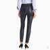 NWT J.Crew Collection Leather Leggings in Navy Blue Stretch Pull-on Pants 0 495