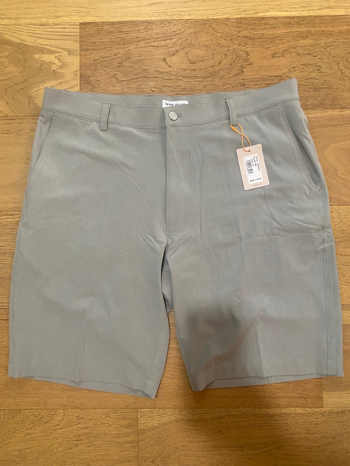 Peter Millar Men's Gray Crown Shorts size 36 NWT