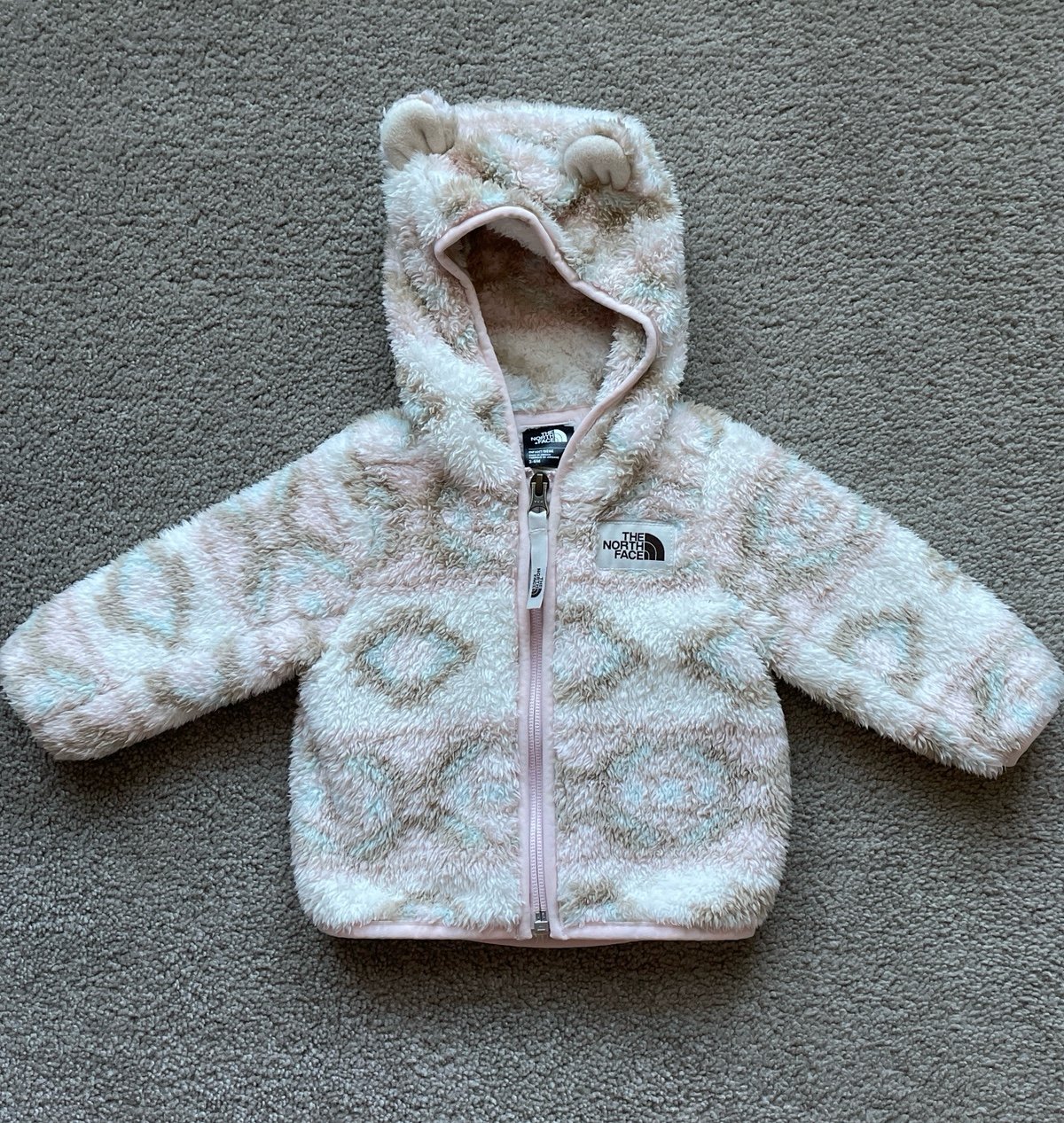 The North Face Long Sleeve Baby Bear Micro-Fleece Hoodie Jacket