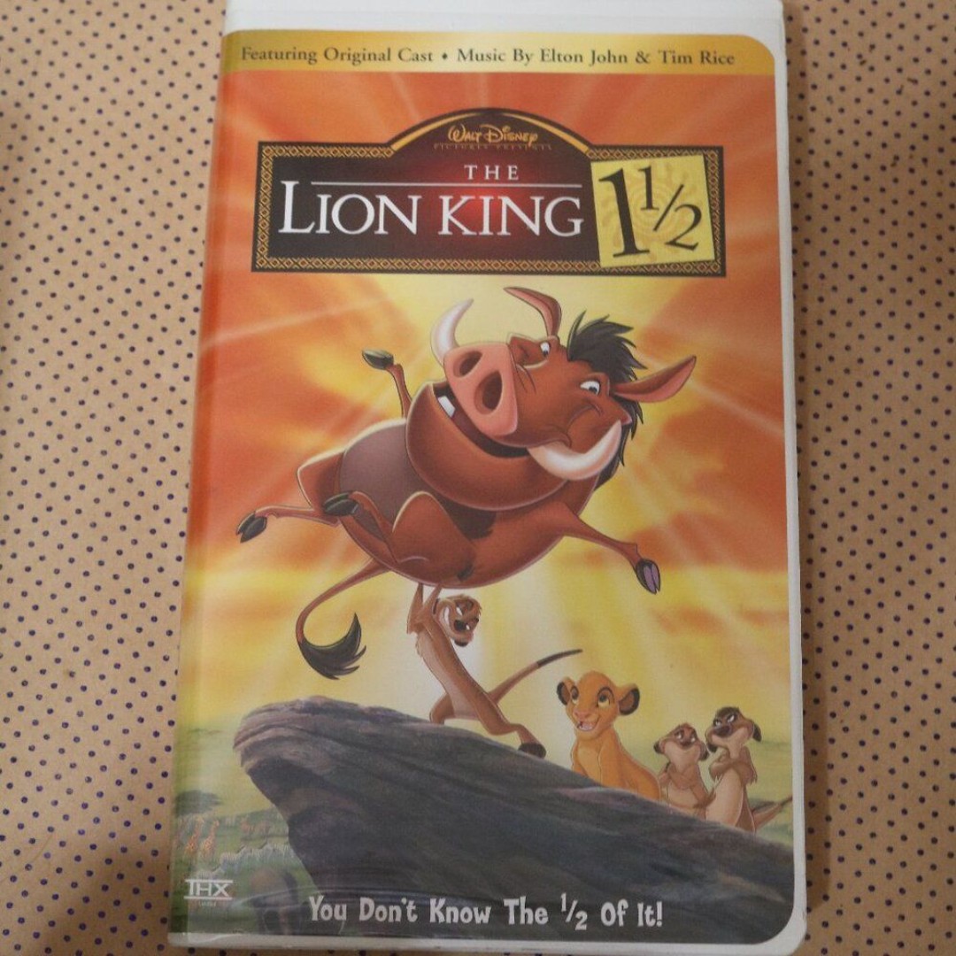 The Lion King 1 1/2 VHS