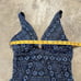 Miraclesuit Bathing Suit Womens Size 12 Paillette Odessey One Piece Beach Blue