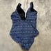 Miraclesuit Bathing Suit Womens Size 12 Paillette Odessey One Piece Beach Blue
