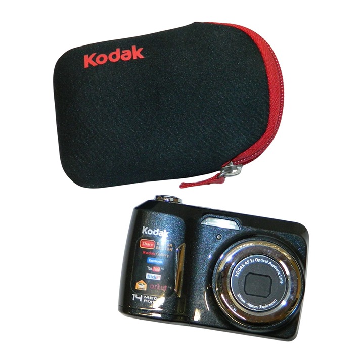 Kodak EasyShare C183 14MP Digital Camera 3x Optical Zoom Black Case See Video
