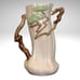 Vintage Roseville Pottery Ming Tree Vase 5828 Asian Motif Mid Century Modern USA