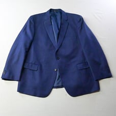 Jean-Paul Germain 48R Blue Plaid Wool Mens Blazer Sport Coat Jacket