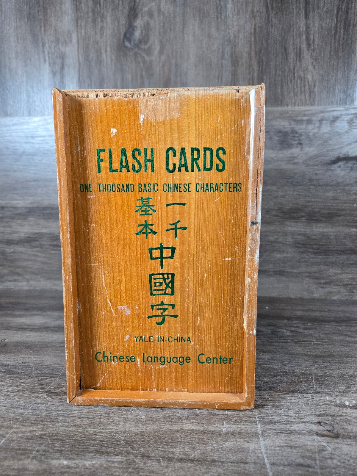 Yale in China Flash Cards Rare Chinese Characters Language 1000 pc Vintage 60s
