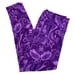 LuLaRoe Womens Leggings Size TC Purple Pink Paisley Floral Tall And Curvy NWT