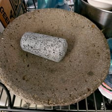 Molcajete Ya Curado con bola