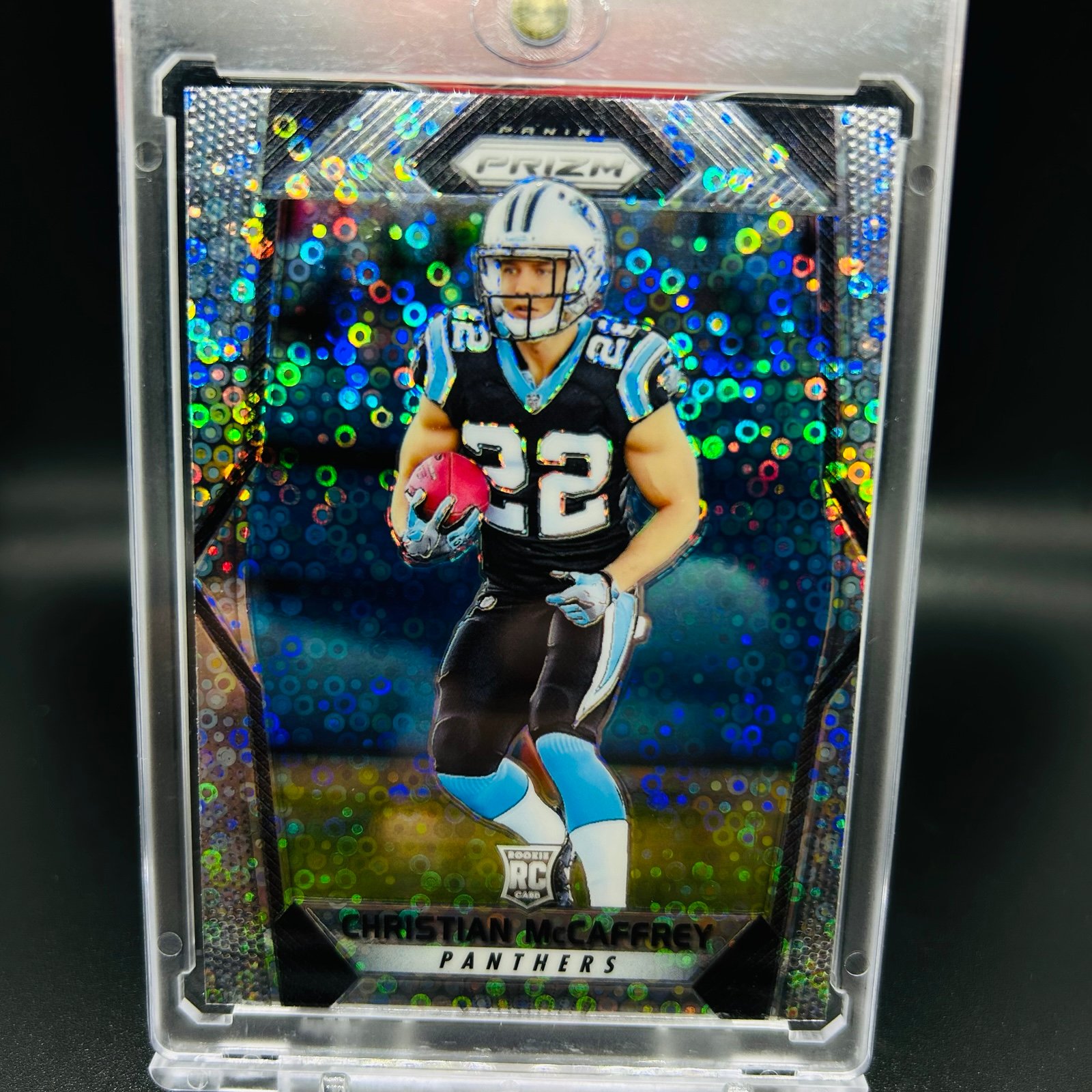 2017 Panini Prizm Disco SSP Christian McCaffrey Rookie Card