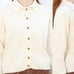 Brandy Melville Elise Cream Collared Cardigan Sweater