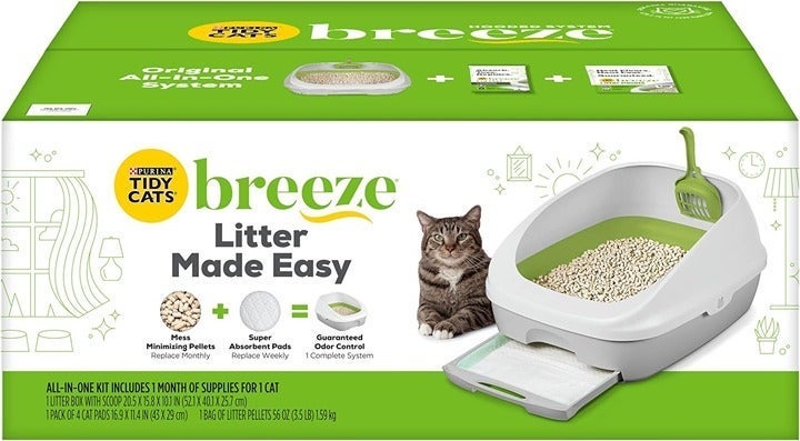 Purina Tidy Cats Litter Box System, BREEZE System Starter Kit Litter Box