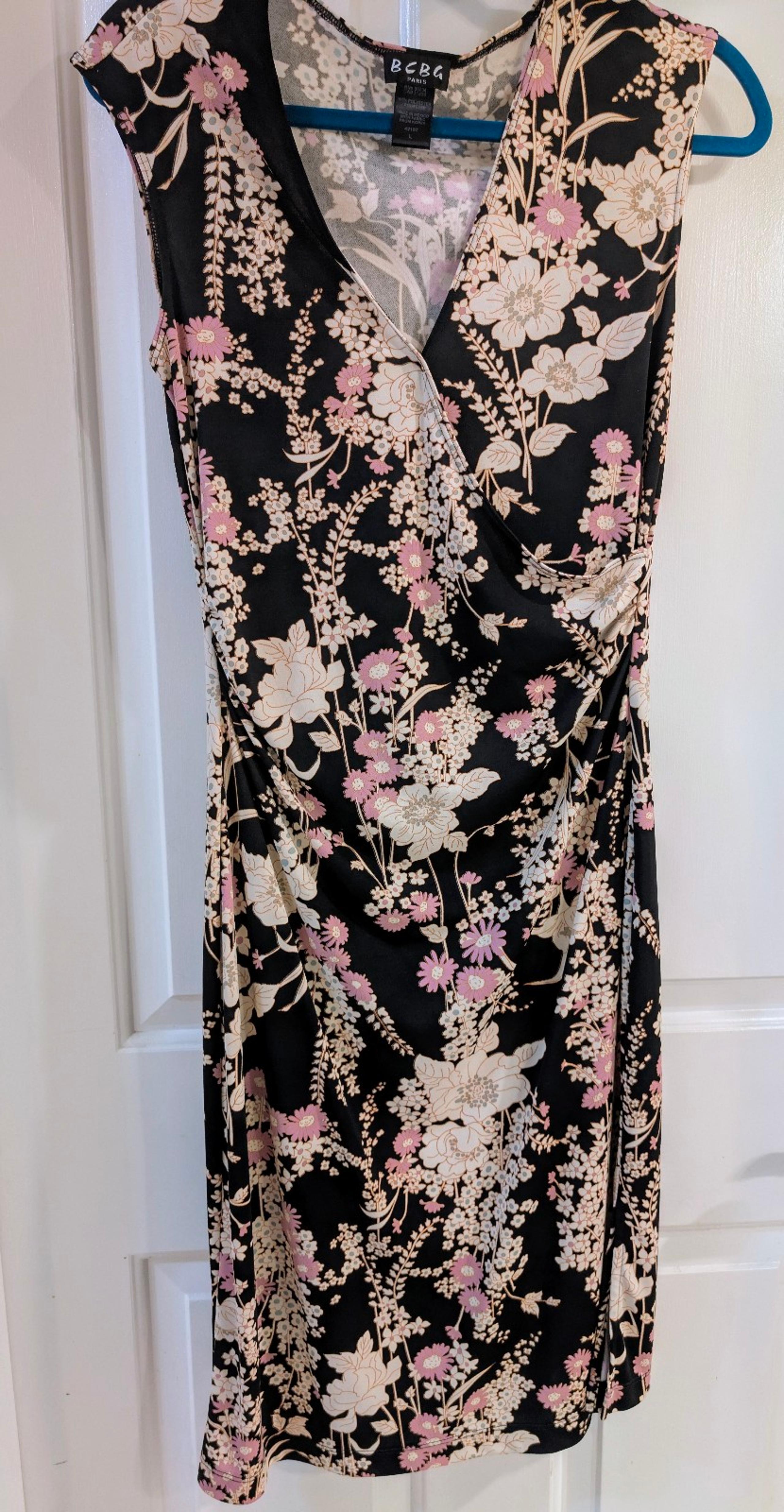 BCBG size lg floral dress