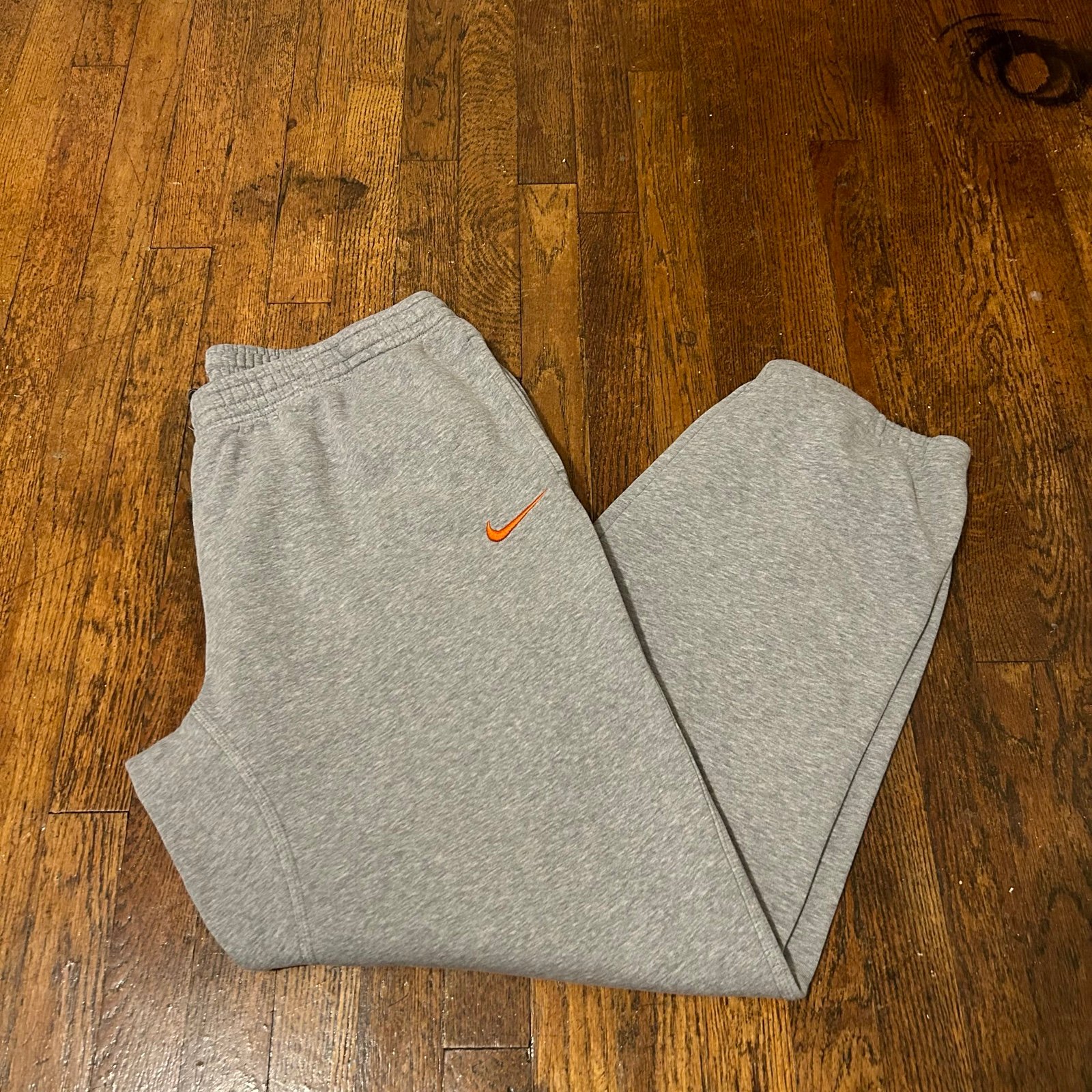 Vintage Y2K Nike Clemson Team Club Fleece Jogger Sweatpants Size 3XL Gray