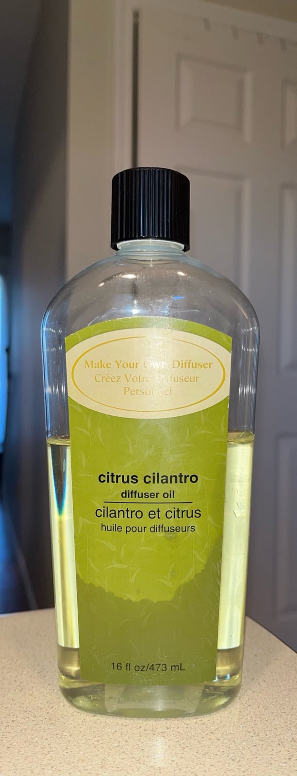 Pier 1 One Imports Citrus Cilantro Reed Diffuser Oil 16 Oz USED
