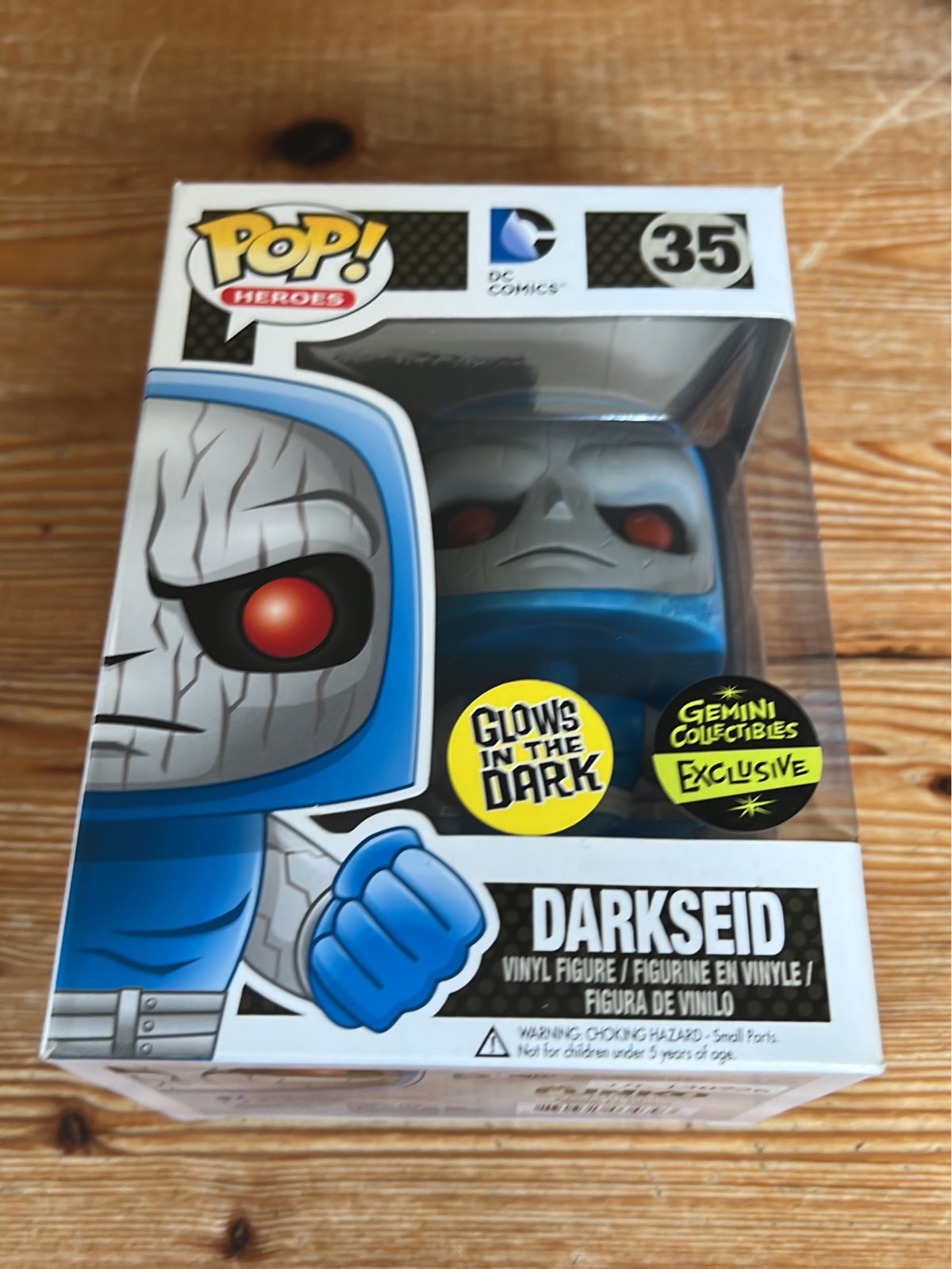 Funko Pop Darkseid GITD Gemini Collectibles Exclusive