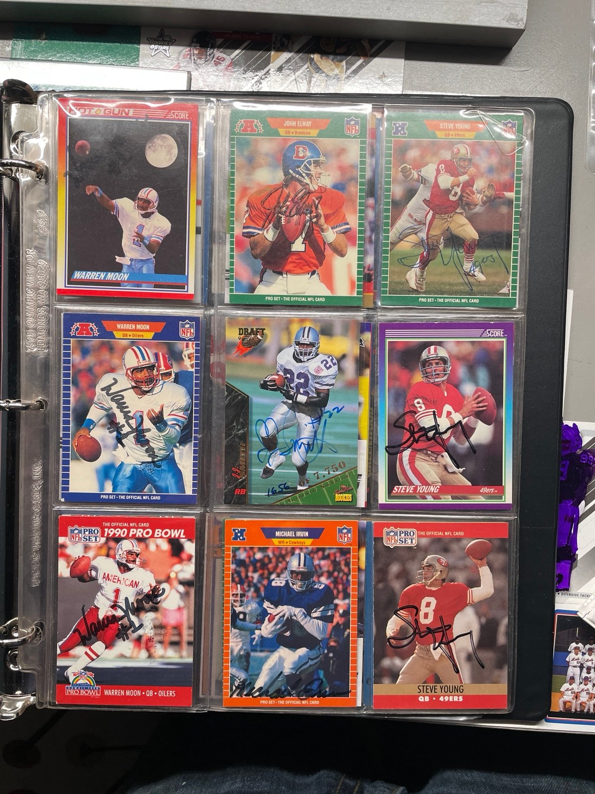 Autographed cards (43)
